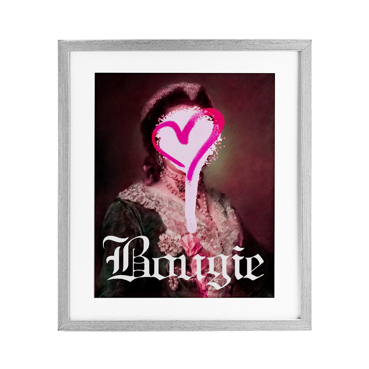 Stupell Industries Bougie Classical Portrait Framed Print Under Glass, design by Lil' Rue